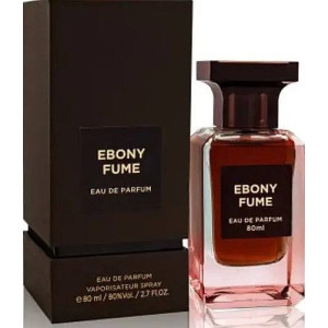Fragrance World Ebony Fume 80 мл — унисекс аромат с кожей, розой и дымной древесиной